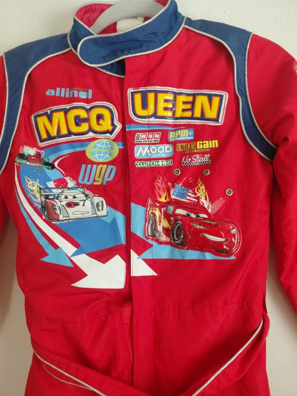 Disney Cars Pixar Lightning McQueen Costume Kids Size 10